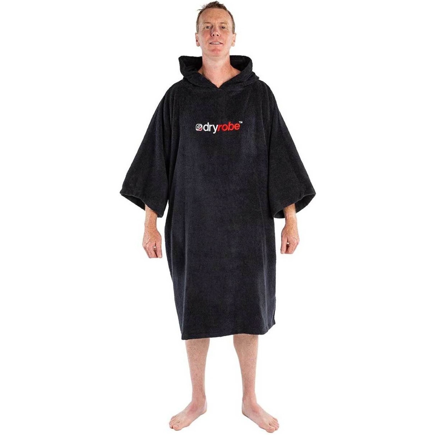 2022 Dryrobe Organic Cotton Towel Dryrobe SSOCTN Black Womens